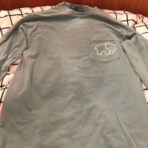 blue ivory ella long sleeve shirt